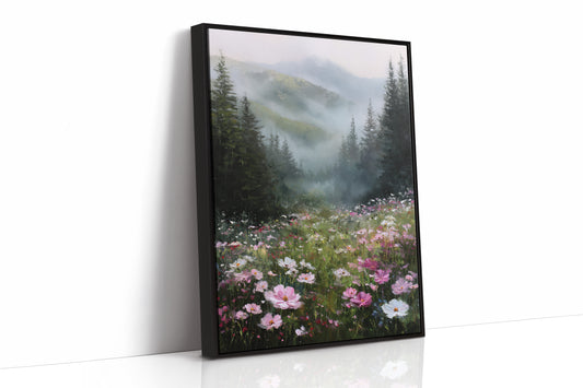 Mountain Meadow Wakes In Pink