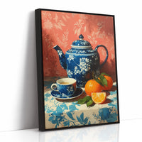 Blue China and Clementines