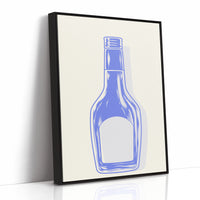 Periwinkle Glass Holds Empty Stories