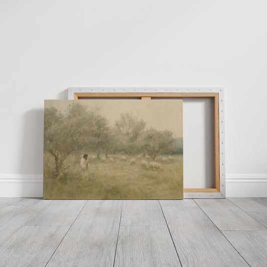Shepherd Among the Blossoming Grove