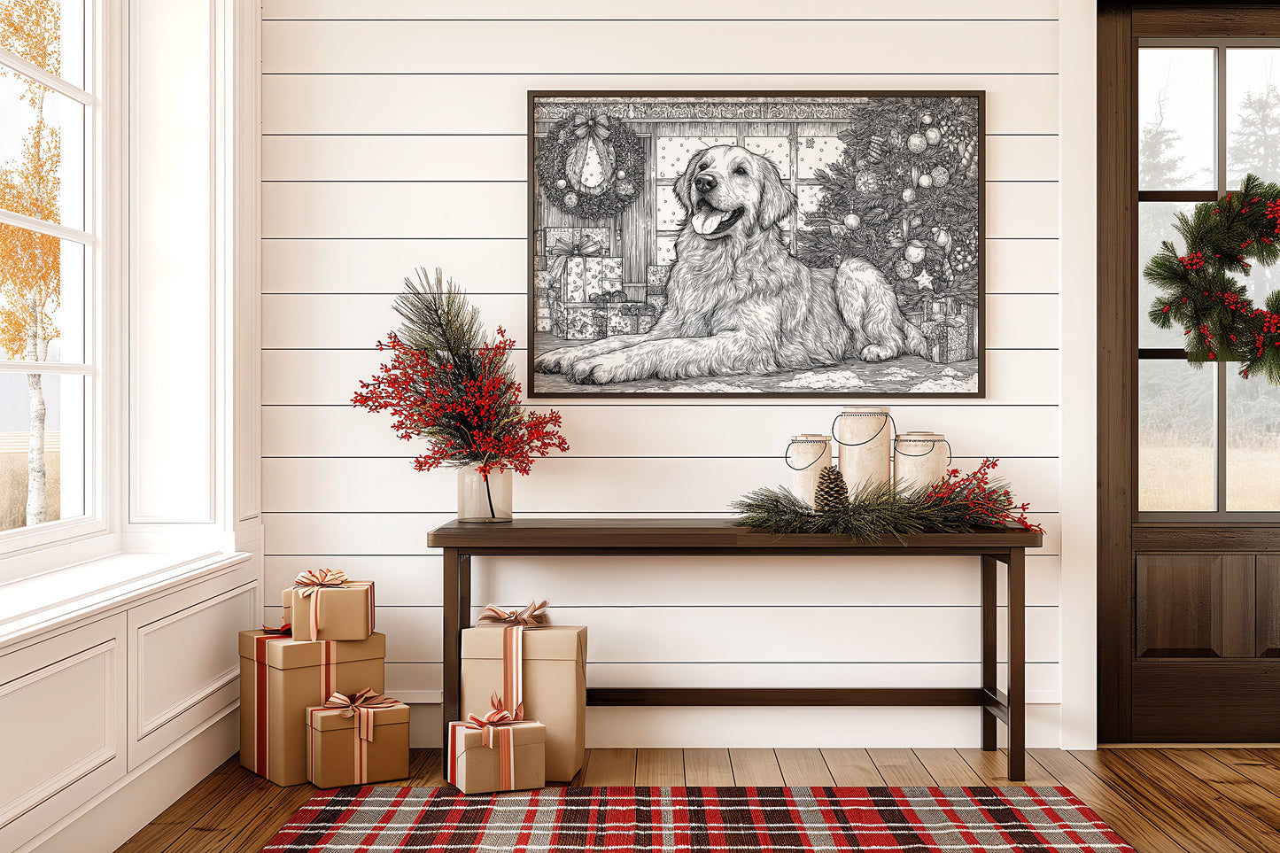 Winter's Faithful Friend Keeps Watch