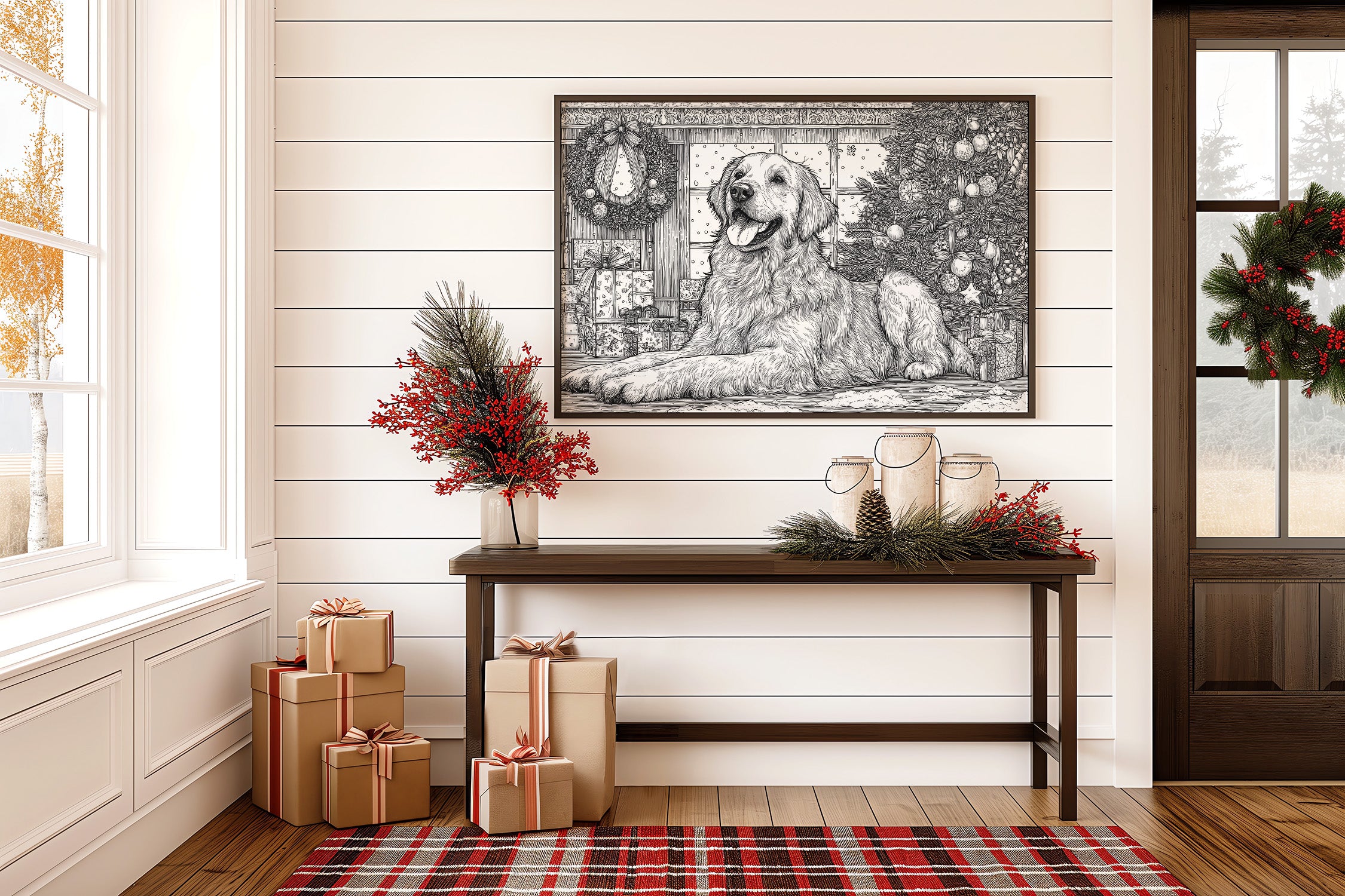 Winter's Faithful Friend Keeps Watch