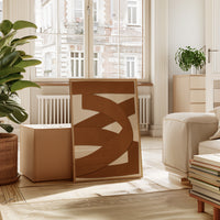 Terracotta Ribbons Weave Modern Tales