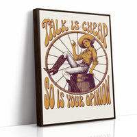 Talk Is Cheap, So Is Your Opinion
