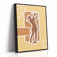 Copper Notes Float Through Golden Air