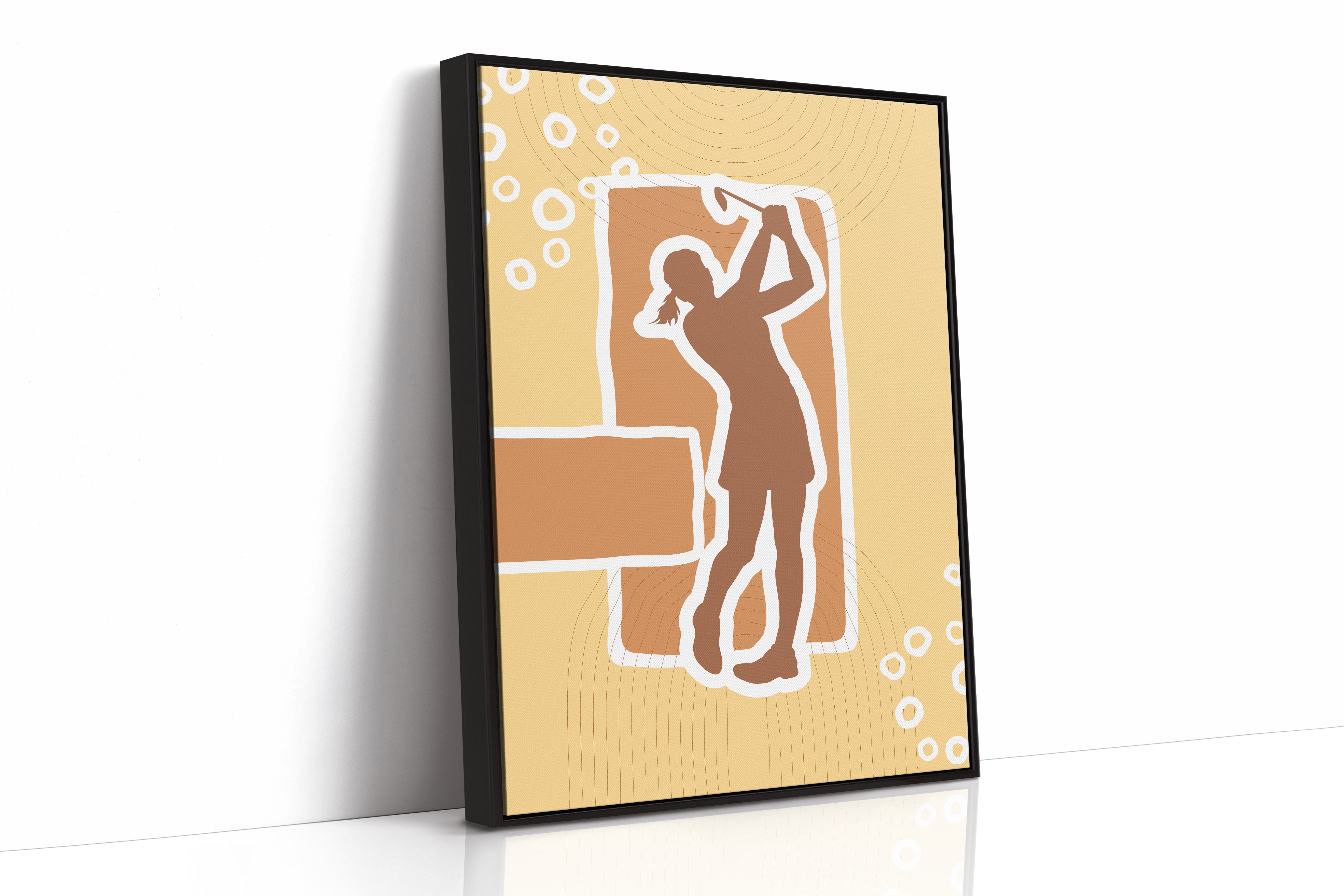 Copper Notes Float Through Golden Air