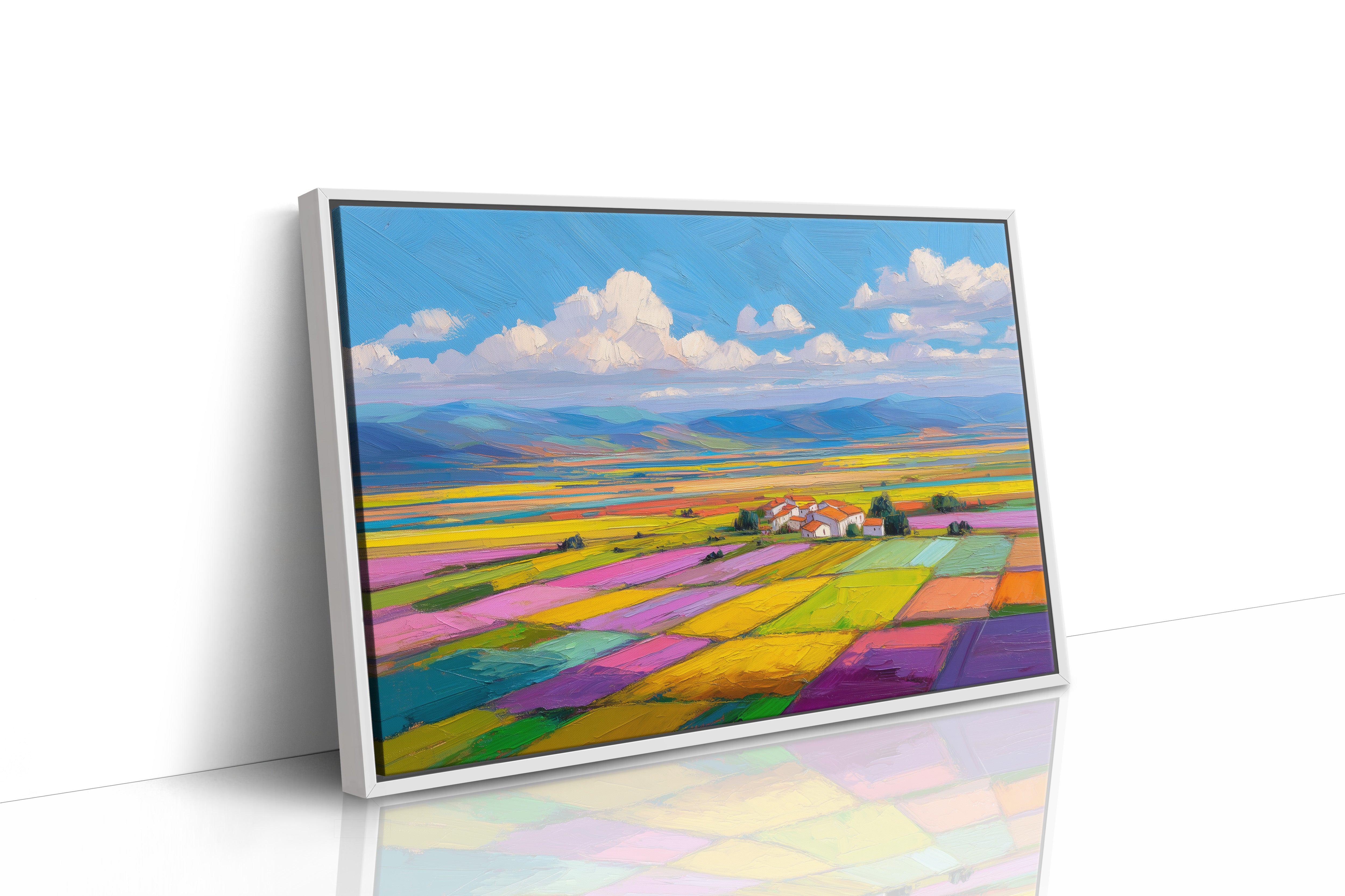 Patchwork Fields Dance In Spring