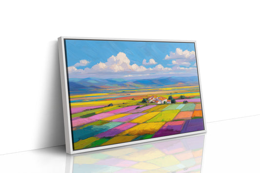 Patchwork Fields Dance In Spring
