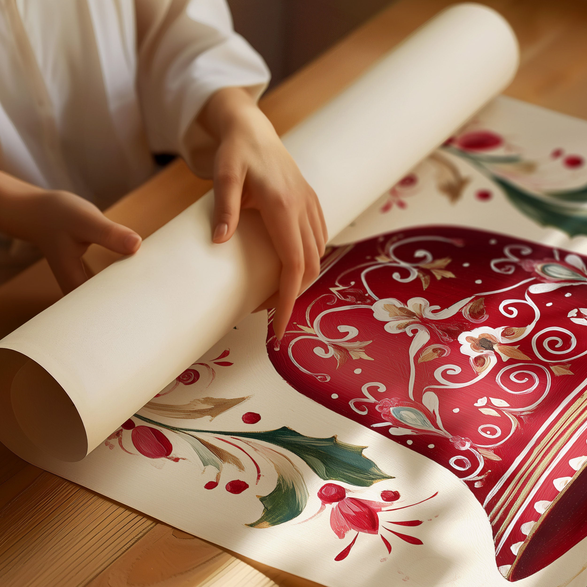 Crimson Bell Sings Winter's Welcome