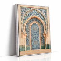 Moroccan Archway In Mosaic Blue