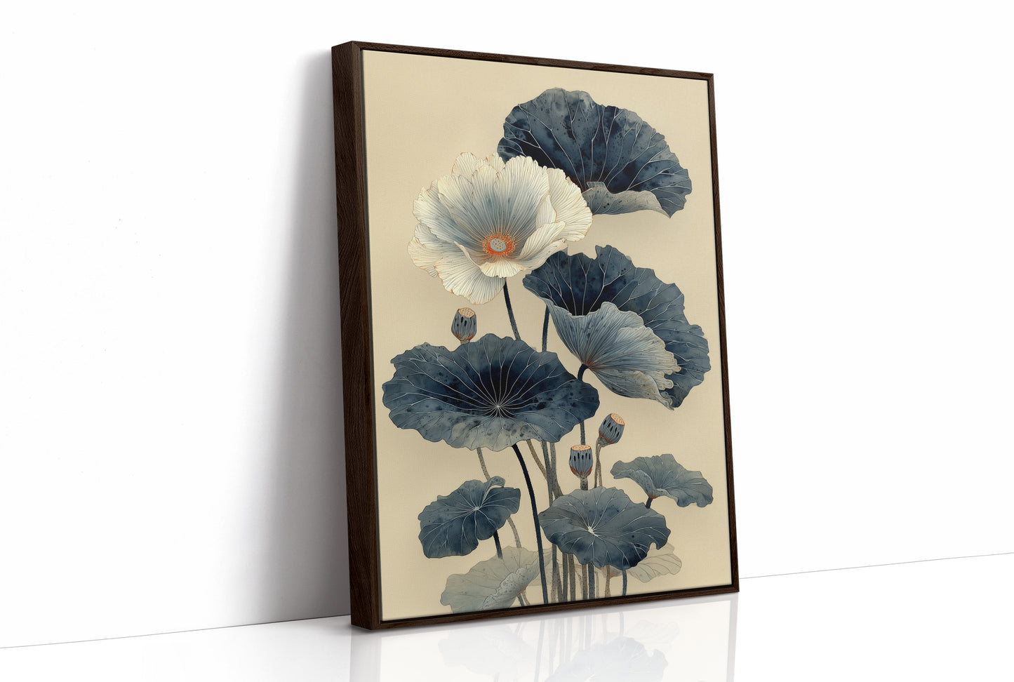 Lotus Blooms Above Evening Spirits