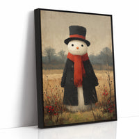 Snowman in the Meadow