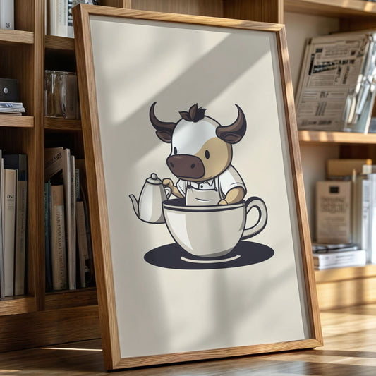 Teacup Barista Makes Morning Magic