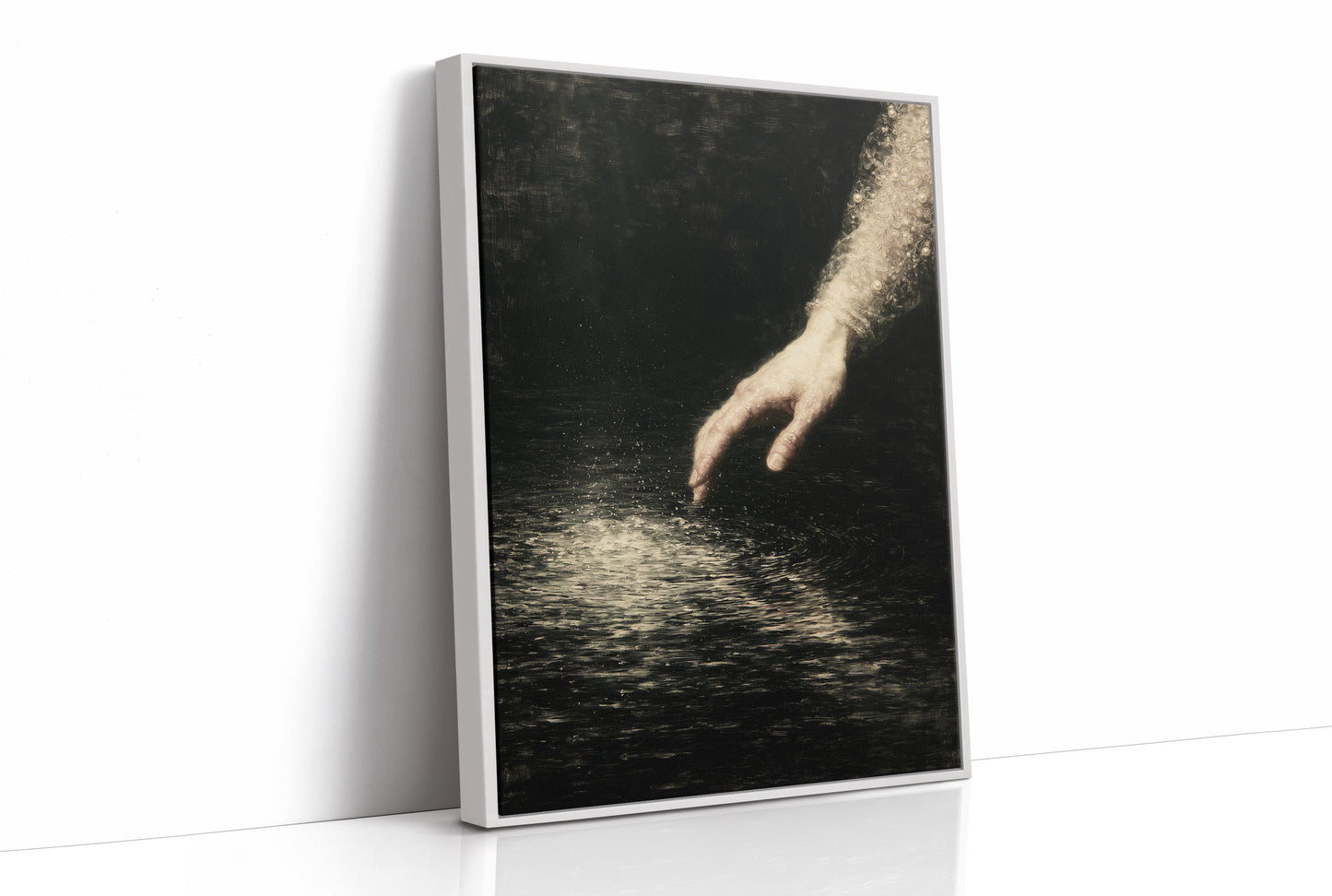 Fingertip and Moonlit Water: A Renaissance Study