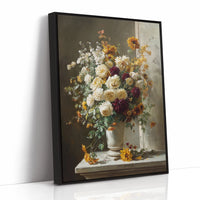Roses And Dahlias Paint Autumn's Symphony