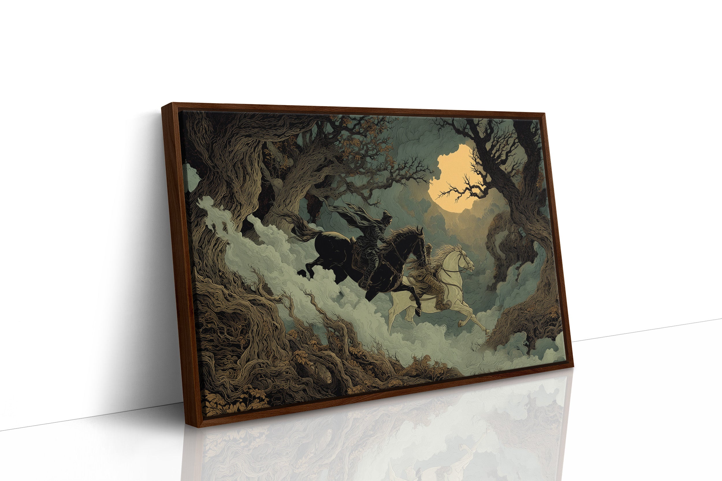 Riders Chase Amber Moon Light