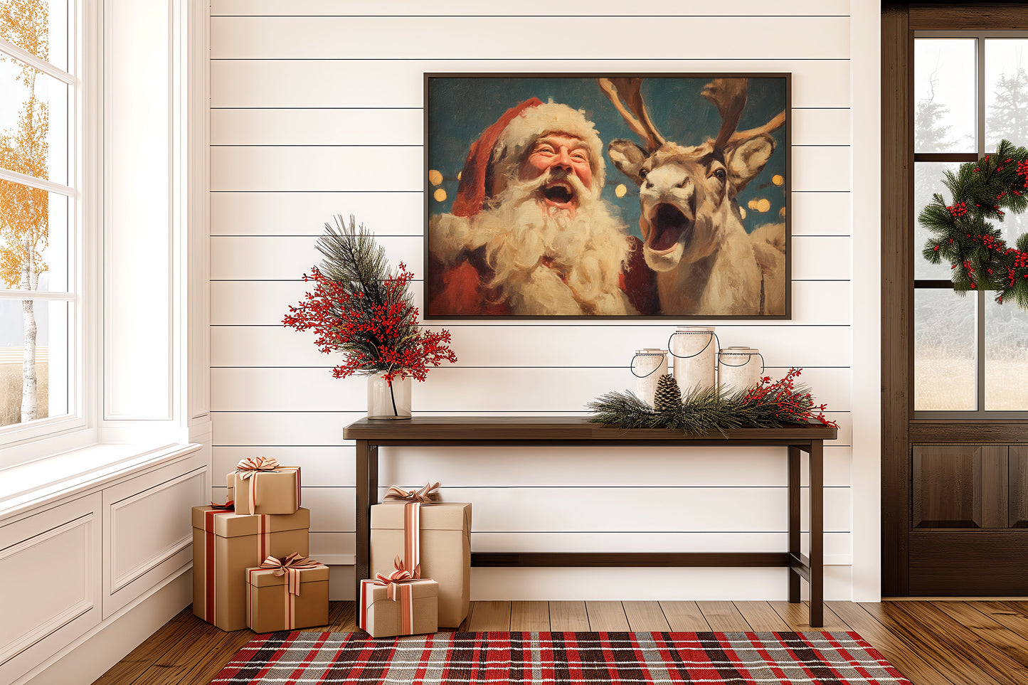 Laughter Shared Between North Pole Friends