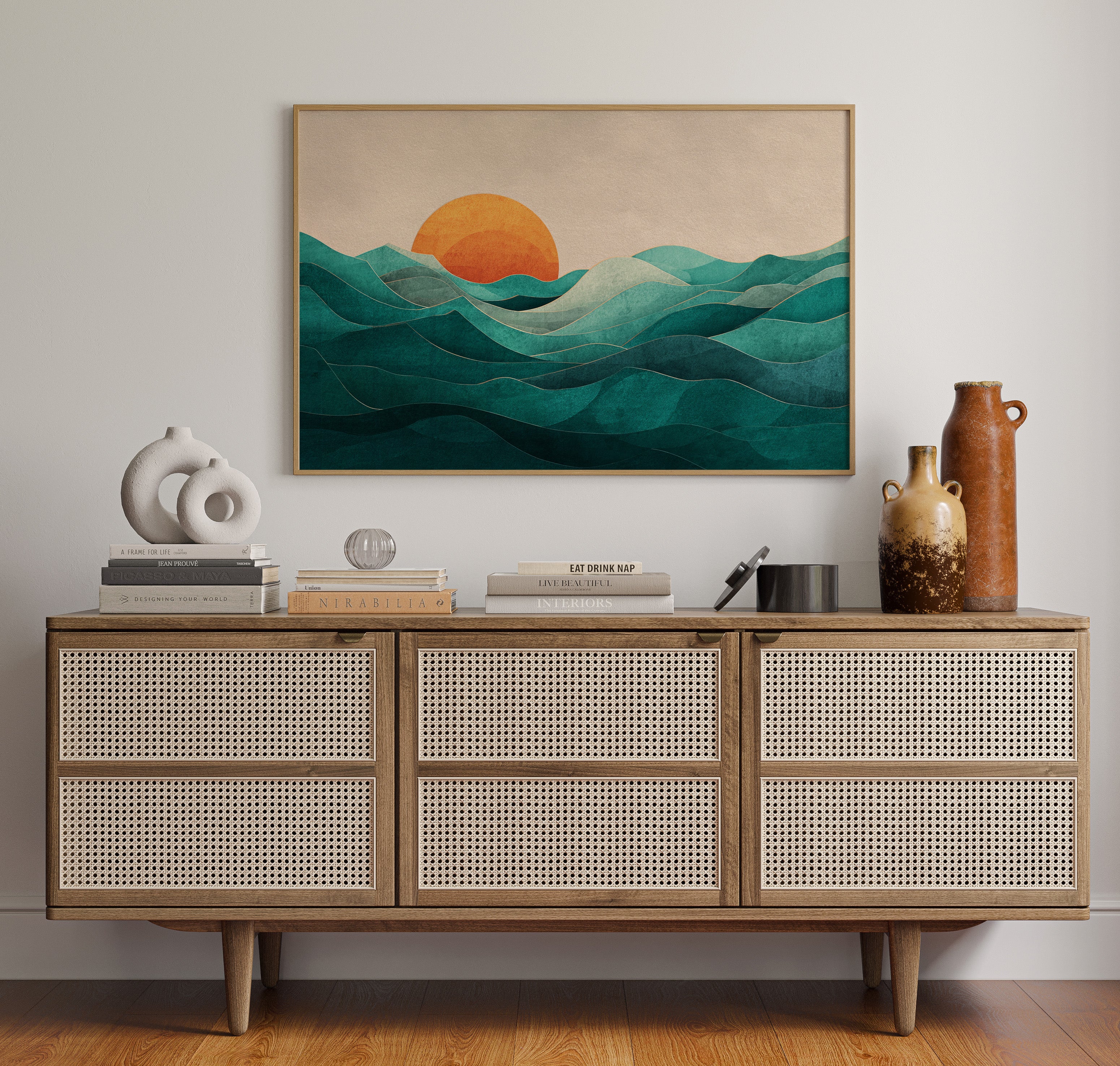 Sunset Over Whispering Waters