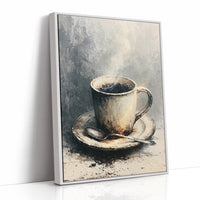 Morning Steam: A Coffee Cup Still Life