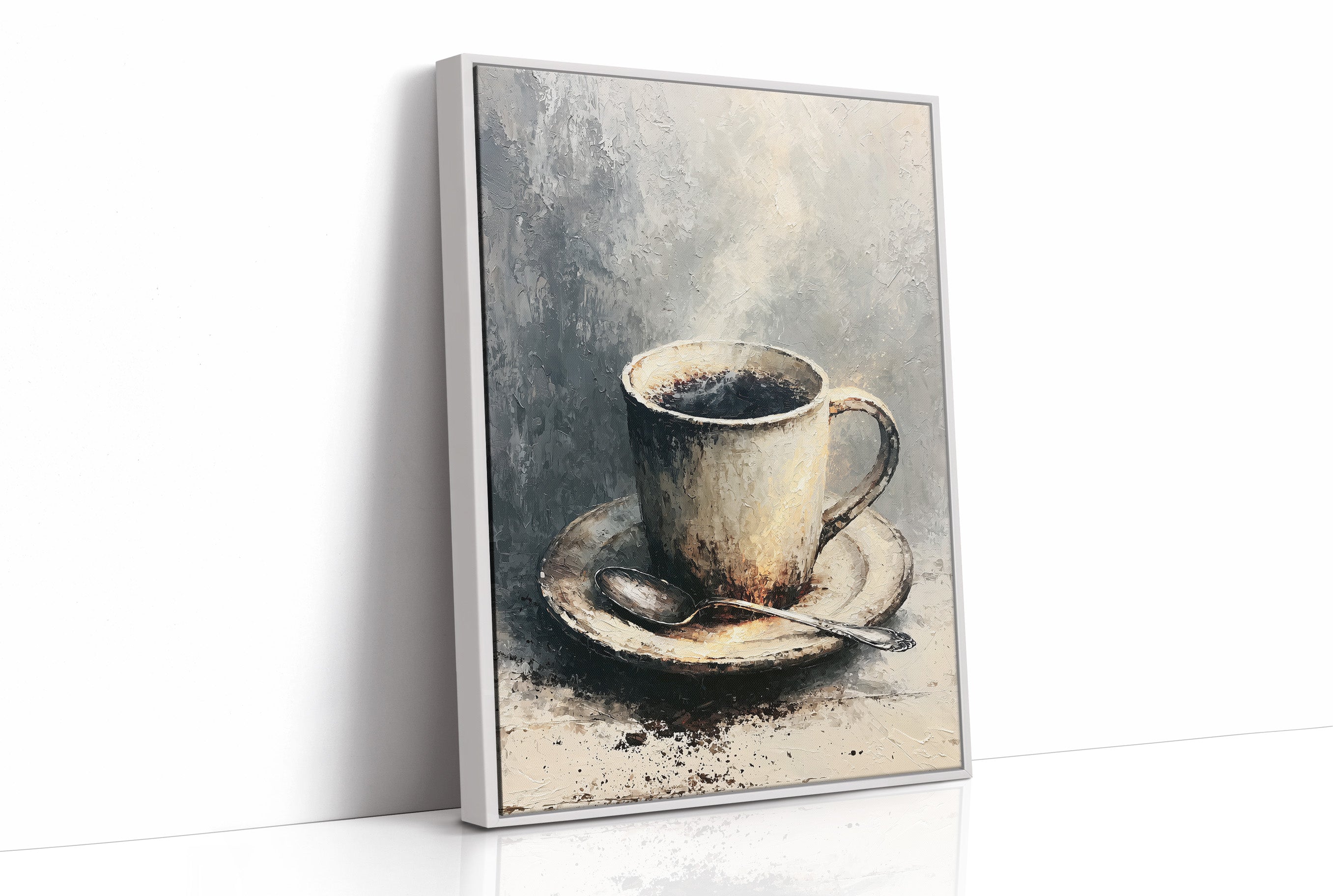 Morning Steam: A Coffee Cup Still Life