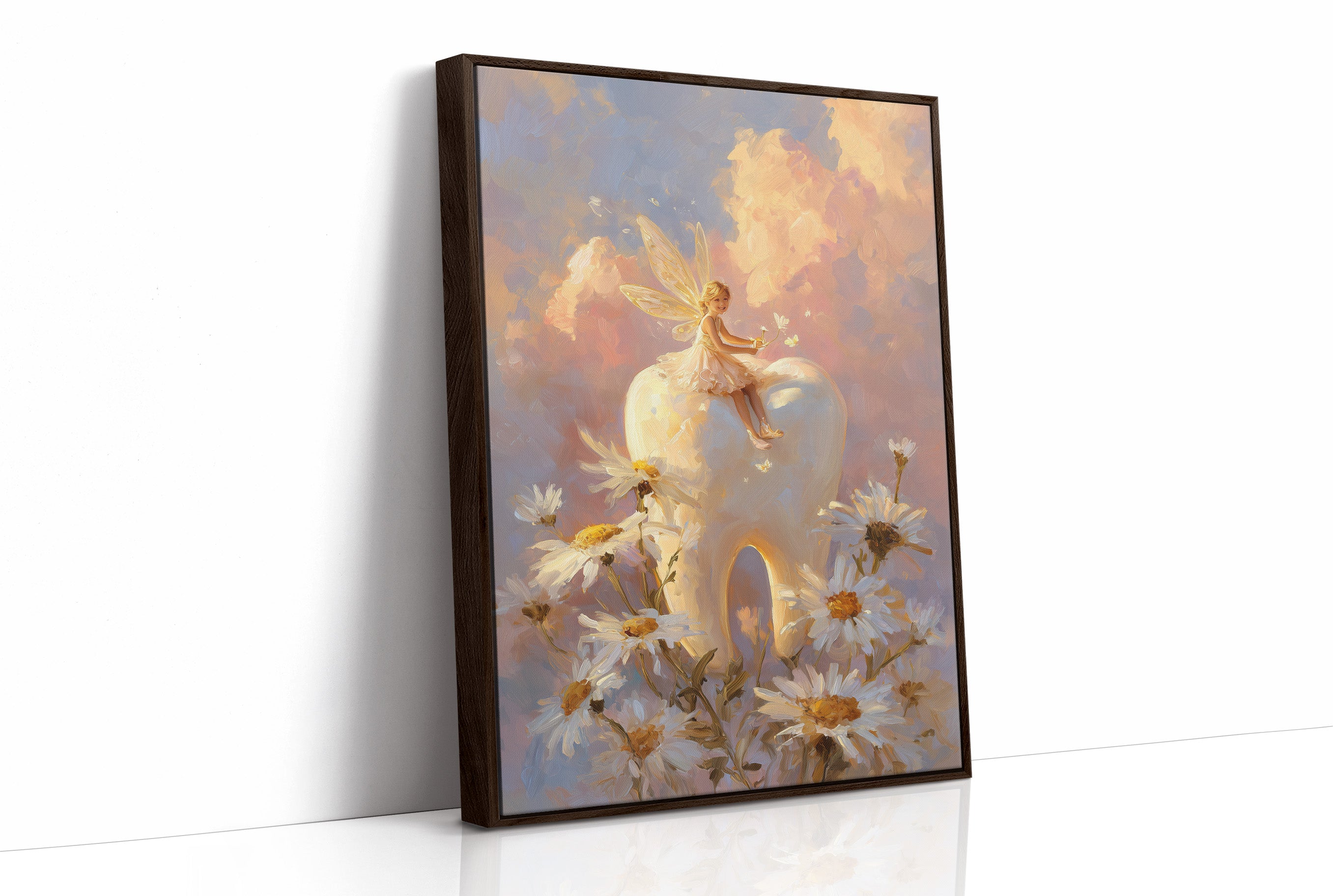 Daisy Dreams Under Golden Sky