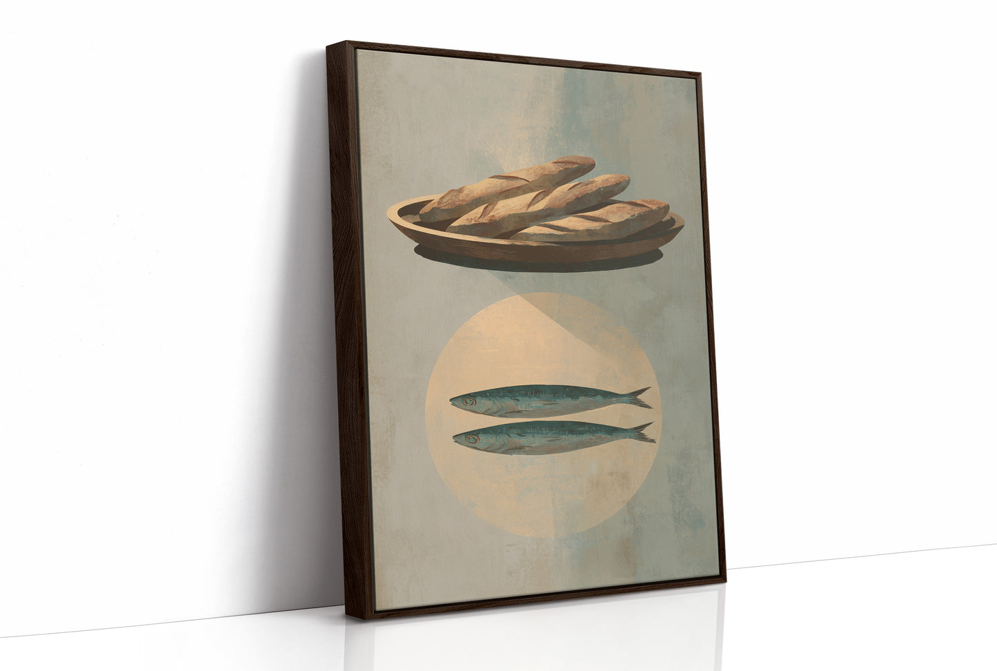 Rustic Feast: Bread and Fish in Harmony