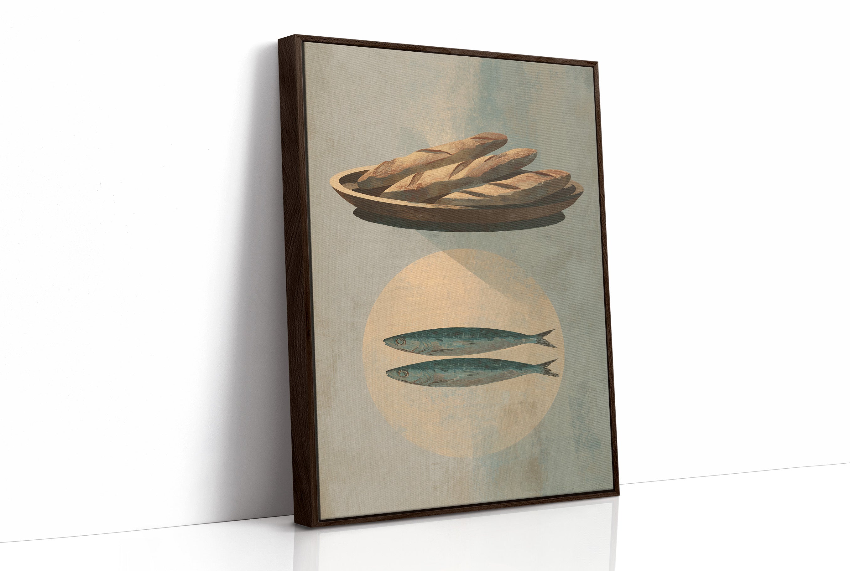 Rustic Feast: Bread and Fish in Harmony