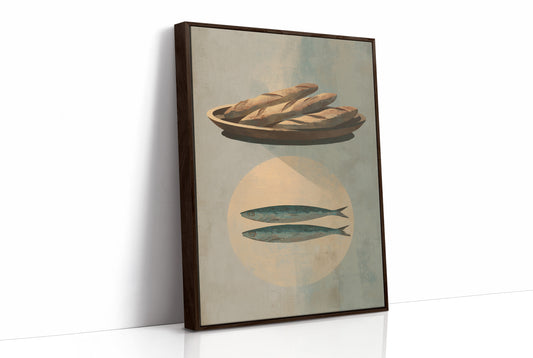 Rustic Feast: Bread and Fish in Harmony