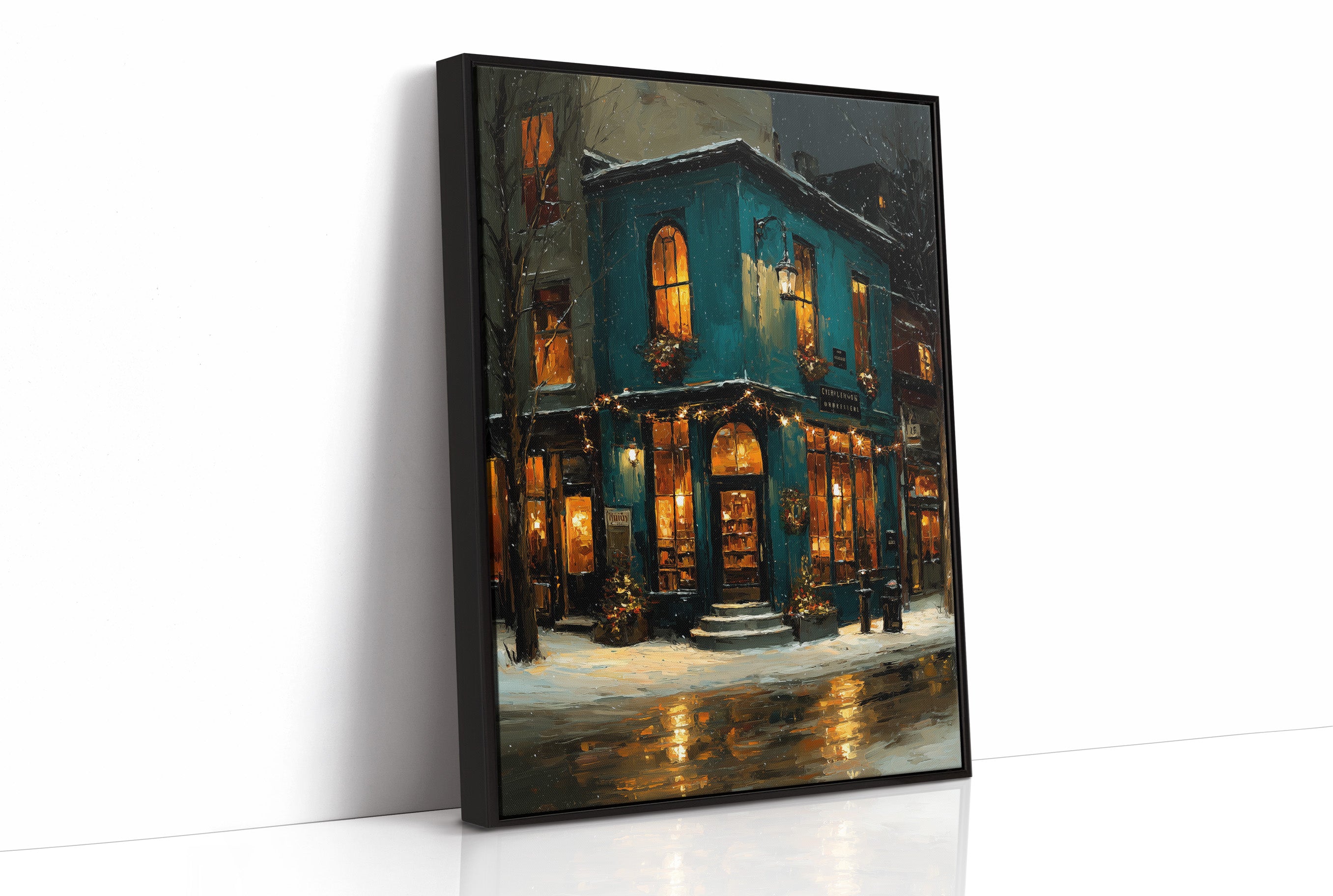 The Corner Shop in Snow