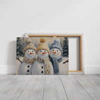 Three Friends Share Winter's Magic