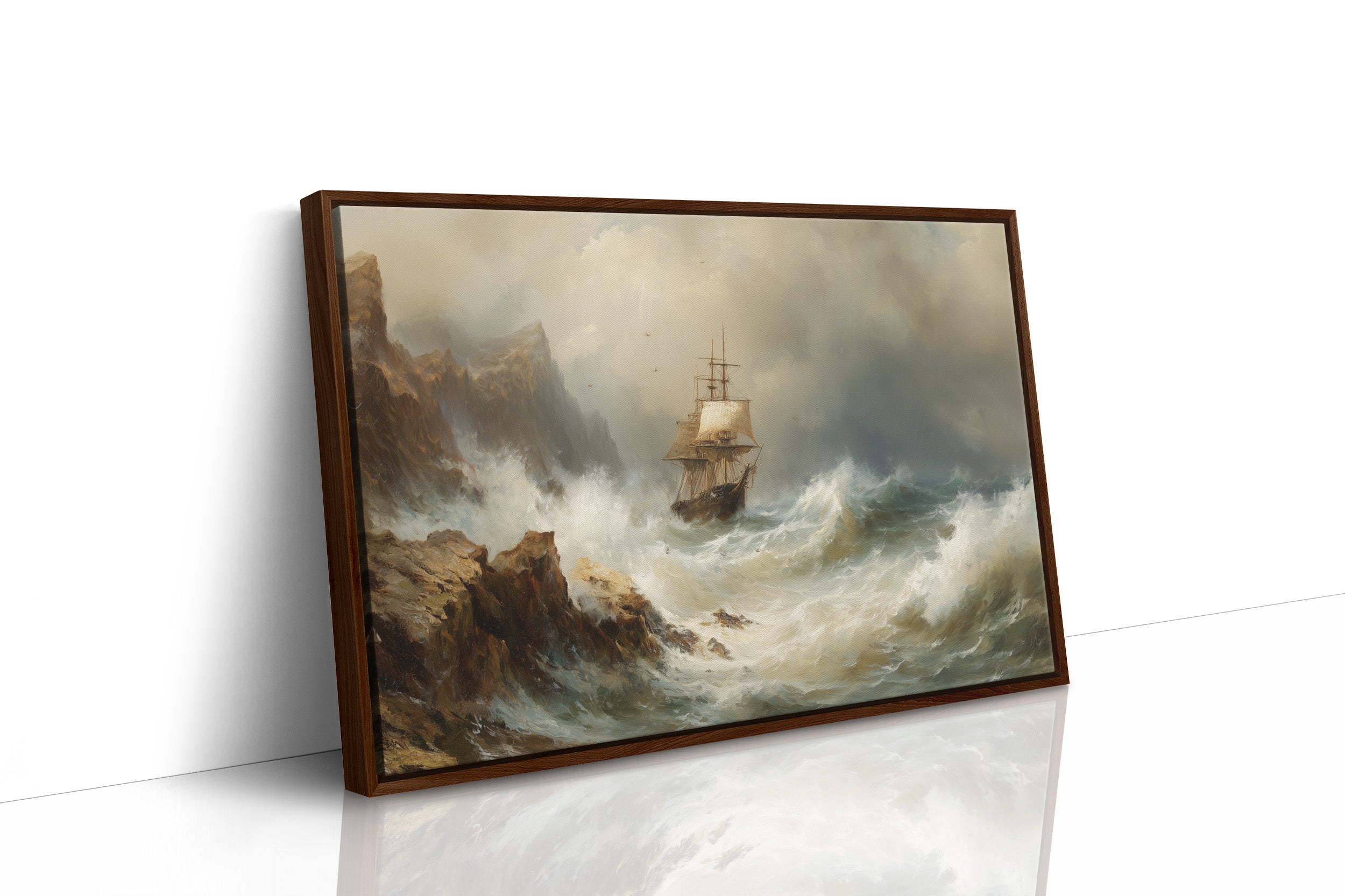 Seafarer's Tale Among Leather Spines