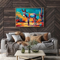 Desert Colors Dance With Burro