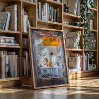 Patient Poodle At Golden Hour