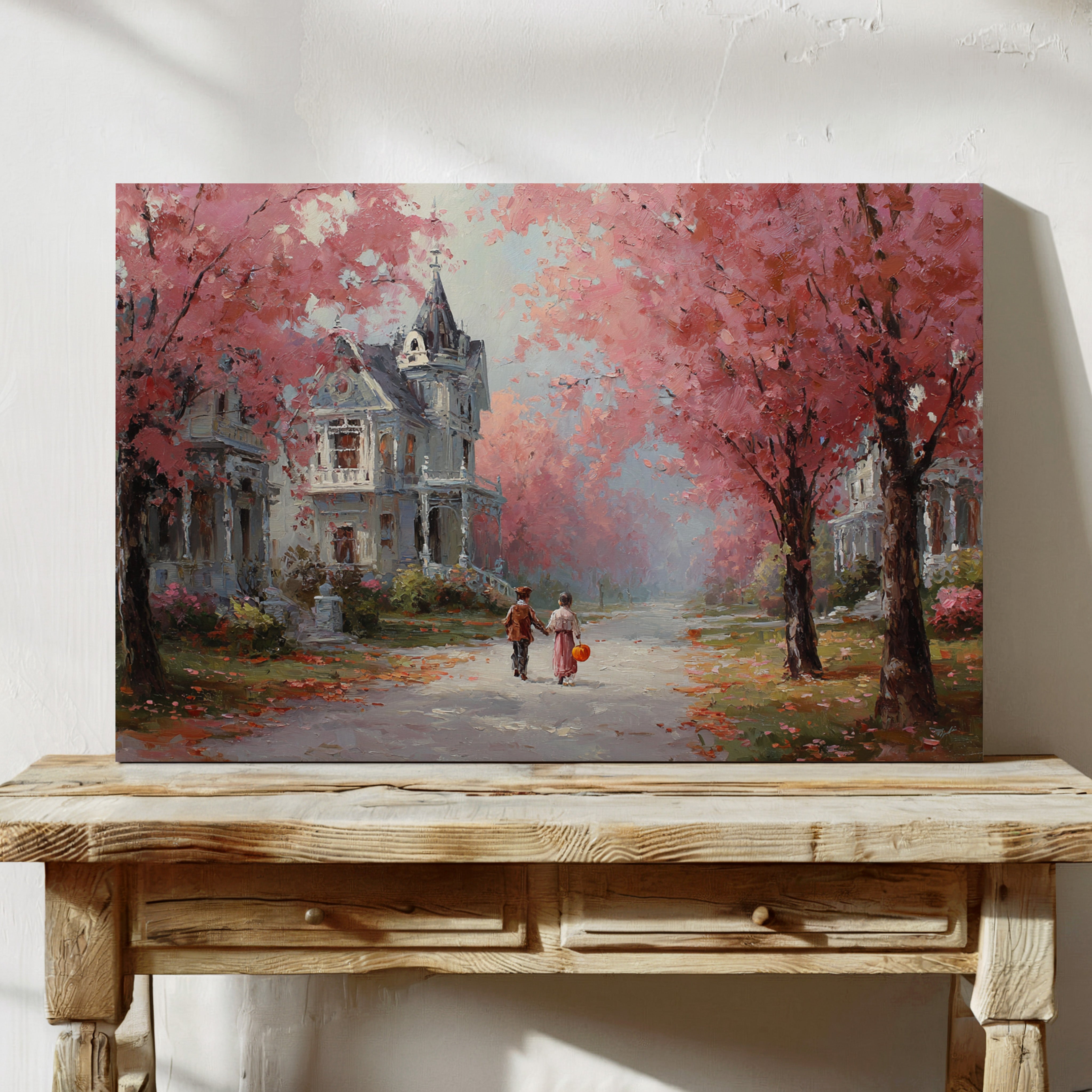 Beneath Cherry Blossoms' Embrace