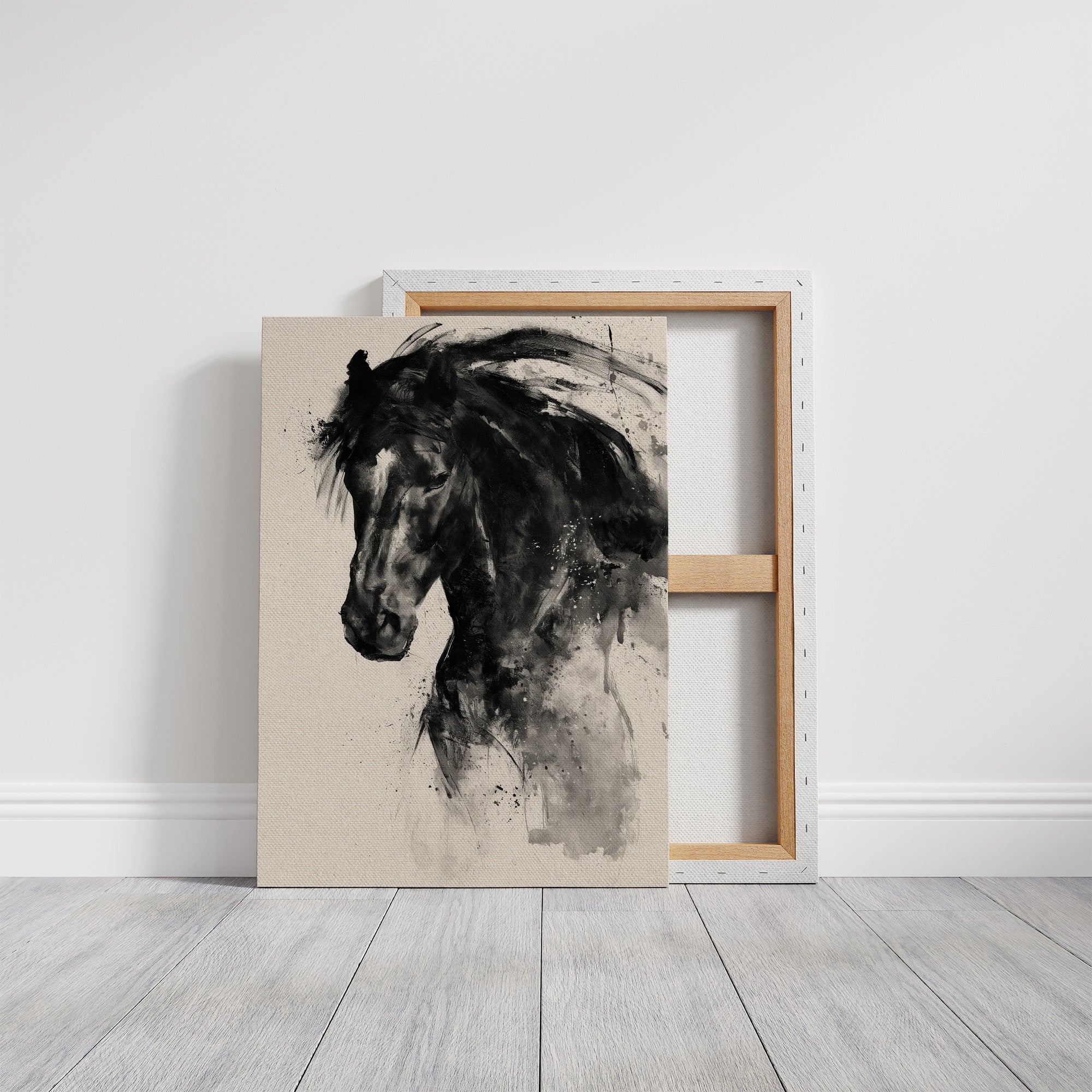 Unbridled Motion: Charcoal Stallion