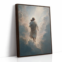 Celestial Journey Through Parted Clouds