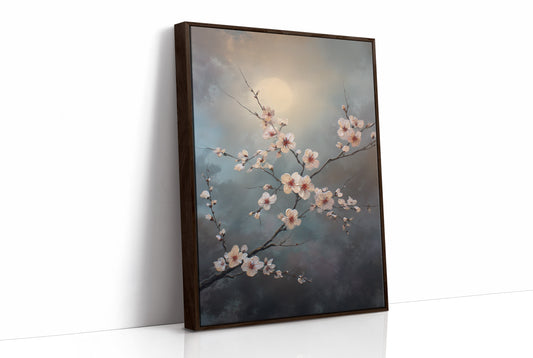 Cherry Blossoms Pierce Storm Clouds