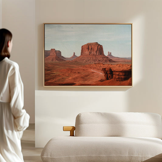 Monument Valley Buttes Under Open Sky