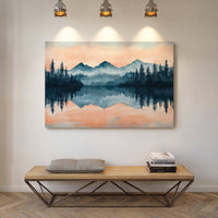 Dawn Mirrors Mountain's Ancient Song