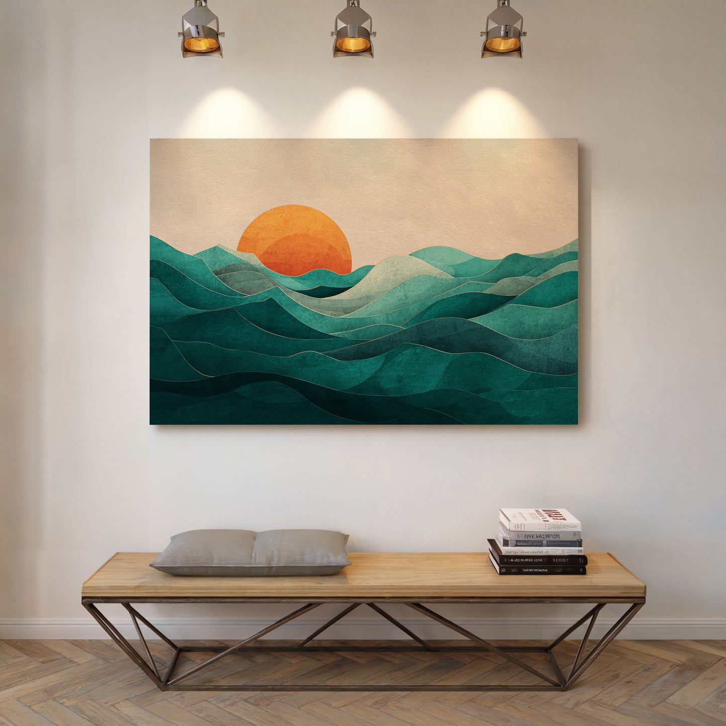 Sunset Over Whispering Waters