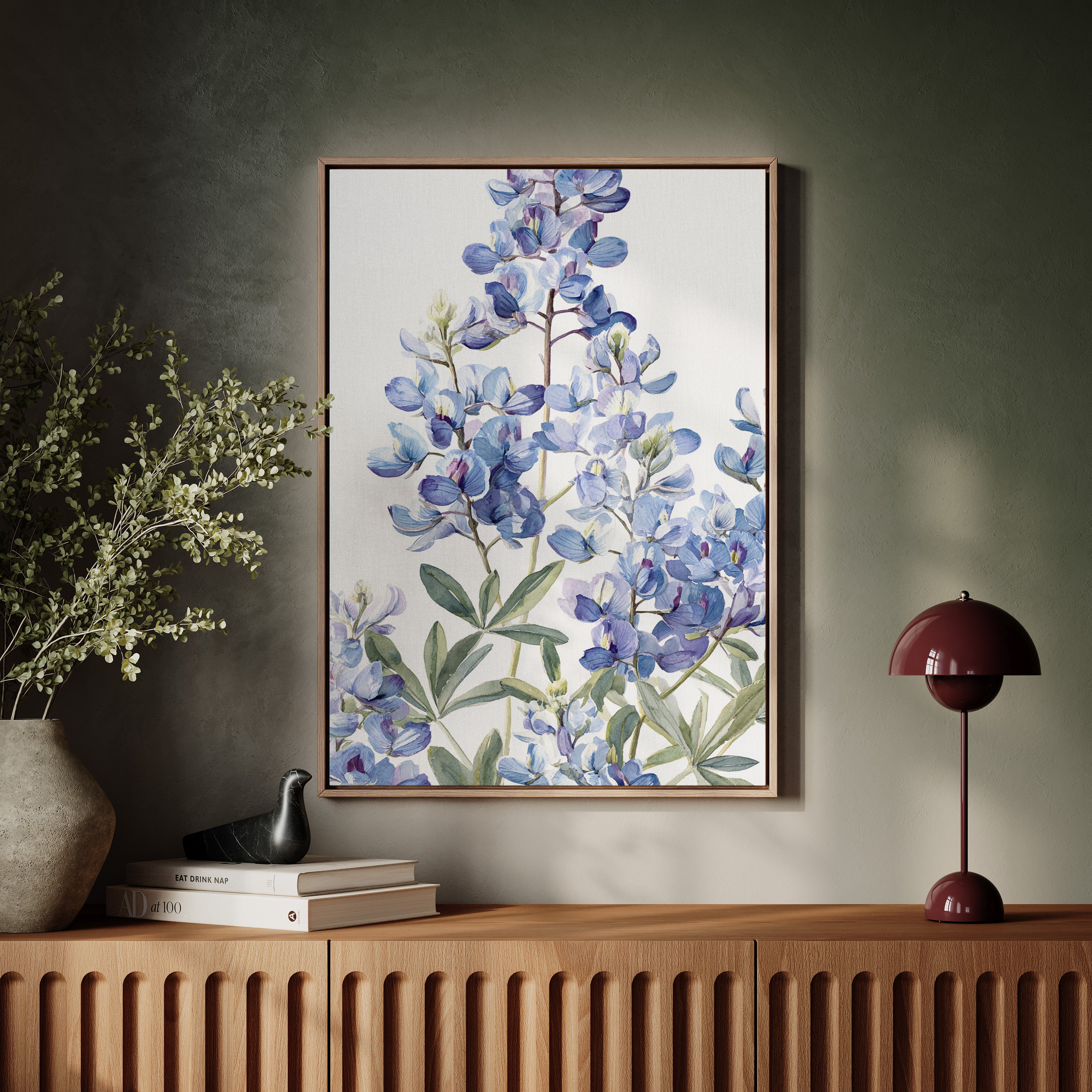 Beneath A Sky of Indigo Blooms