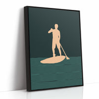 Paddle Through Evening's Gentle Lines