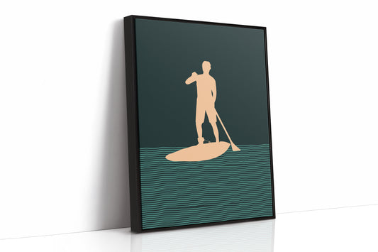 Paddle Through Evening's Gentle Lines