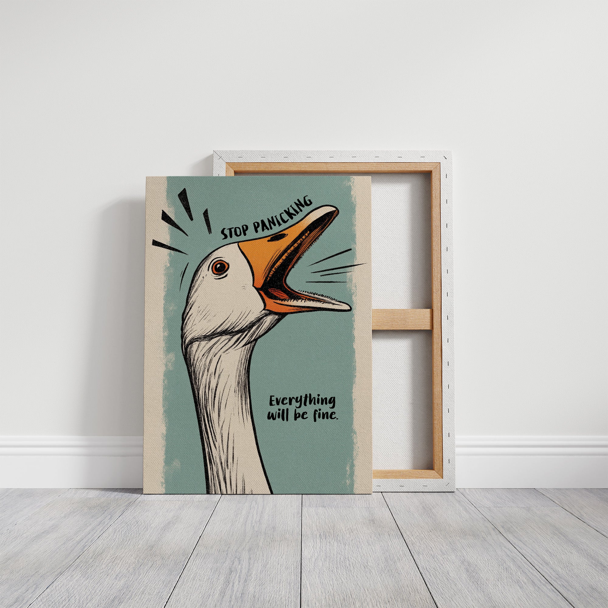 Anxious Goose Offers Calming Wisdom