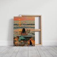 Sunset Soak: Ocean Library