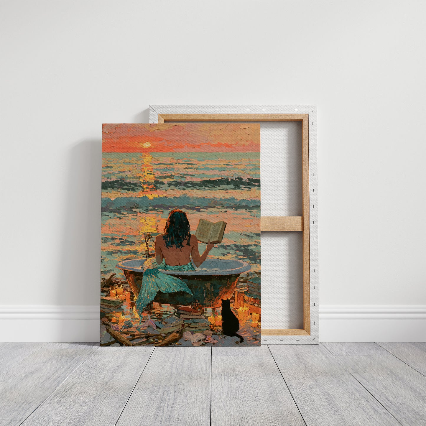 Sunset Soak: Ocean Library
