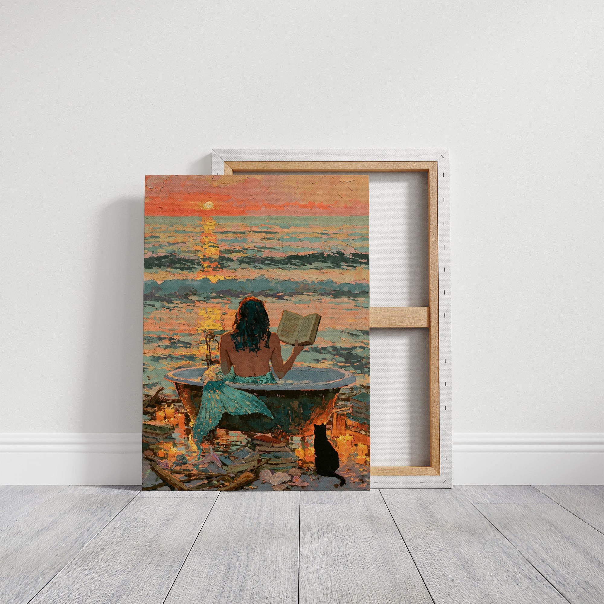 Sunset Soak: Ocean Library