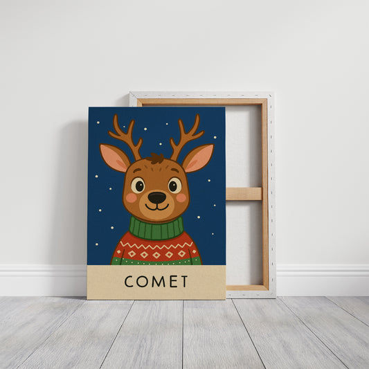 Reindeer Tales Under Frosted Lights