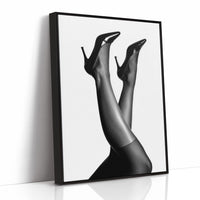 Elegant Silhouette: Stilettos in Motion