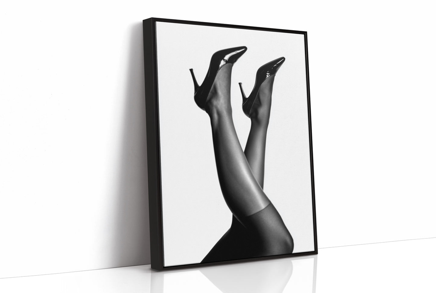 Elegant Silhouette: Stilettos in Motion